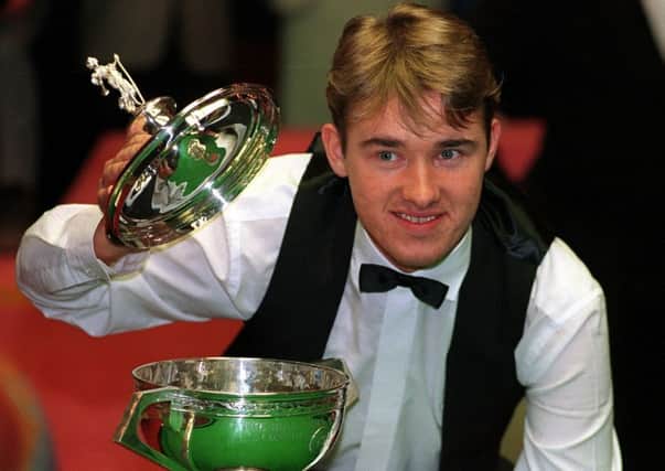Stephen Hendry who dominated snooker in the Nineties.
