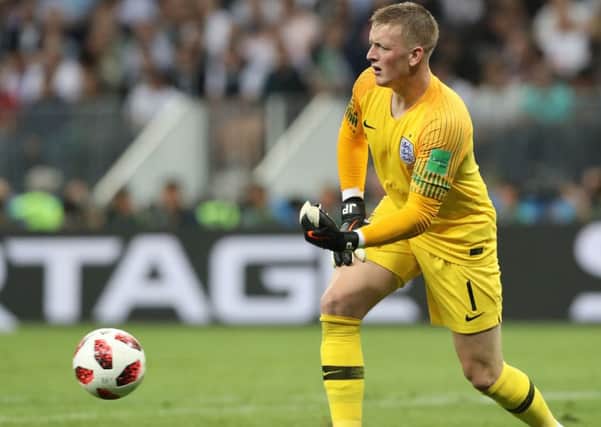 Jordan Pickford has been one of the revelations of the World Cup.