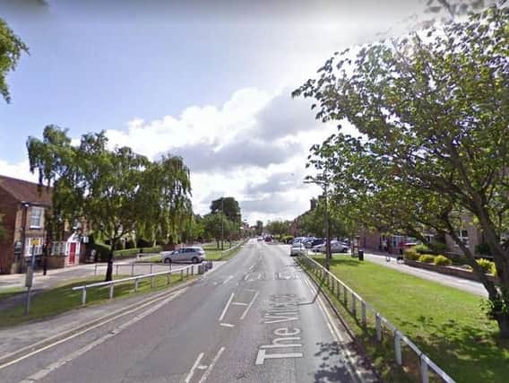 The assault took place in The Village, Haxby. Picture: Google