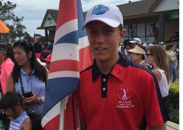Crown Nest Park's Louie Walsh at the IMG Academy Junior World Championships in Santa Fe.