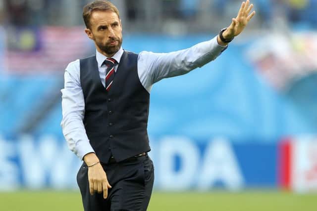 England manager Gareth Southgate acknowledges the fans after the FIFA World Cup third place play-off match at Saint Petersburg Stadium. (Picture: Owen Humphreys/PA Wire)