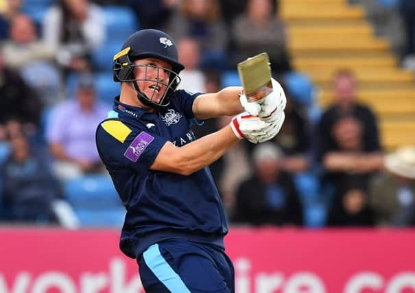 Gary Ballance made 40 as Yorkshire followed up Fridays 10-run T20 win over Durham with a12-run triumph at New Road against Worcestershire (Picture: Bruce Rollinson).