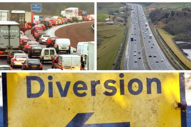 Roadworks in Yorkshire over the coming week