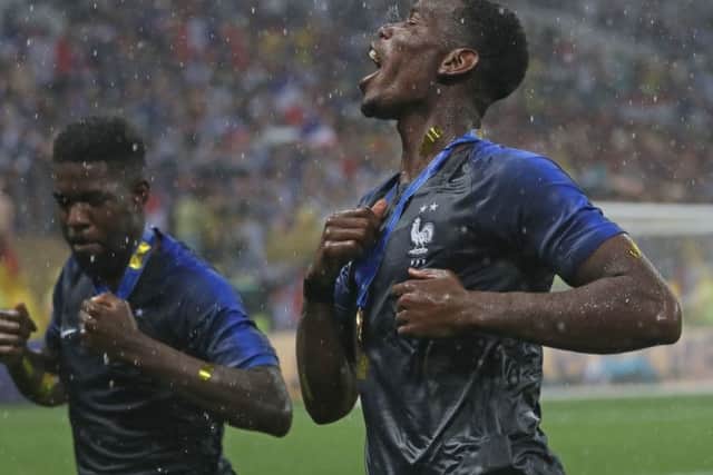 France's Paul Pogba after the FIFA World Cup Final at the Luzhniki Stadium, Moscow. (Picture: Owen Humphreys/PA Wire)