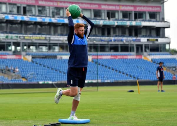 Yorkshires wicketkeeper/batsman Jonny Bairstow during a nets session with England ahead of Tuesday's one-day international with India at Emerald Headingley (Picture: Anthony Devlin/PA Wire).