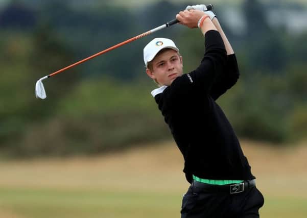 Junior British Open leader Martin Vorster, of South Africa (Picture: R&A Twitter).