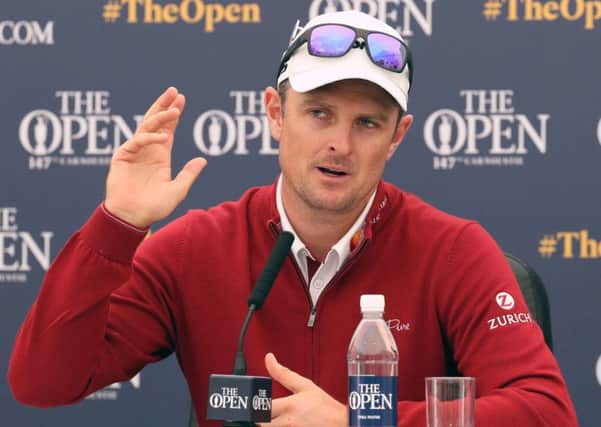 Justin Rose has put his hand up and feels he is ready to win an Open to add to his 2013 US Open victory (Picture: Jane Barlow/PA Wire).
