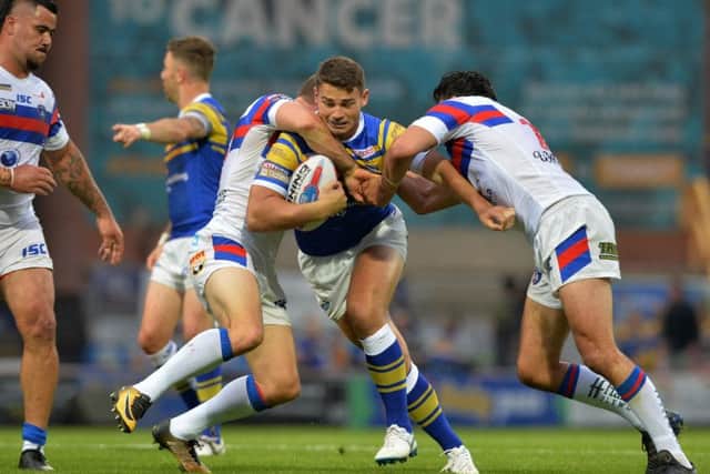 INJURED: Leeds Rhinos' Stevie Ward has been ruled out by concussion against Widnes on Friday night.  Picture: Bruce Rollinson