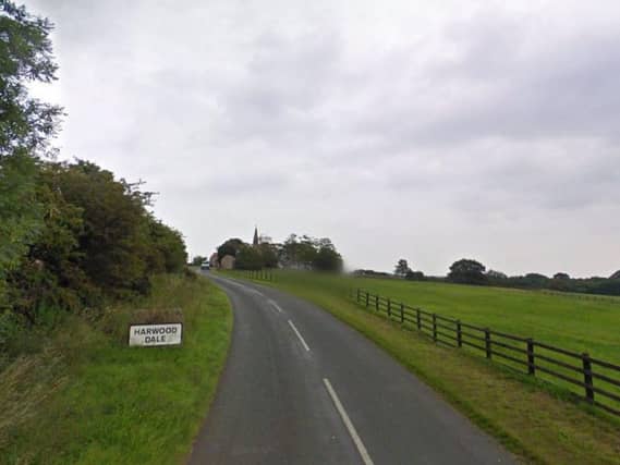 Fire crews attended a barn fire in Harwood Dale.