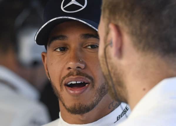 LEWIS HAMILTON: Was second fastest in practice sessions yesterday in Germany.