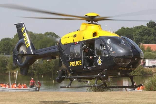 NPAS Carr Gate, the Yorkshire police helicopter
