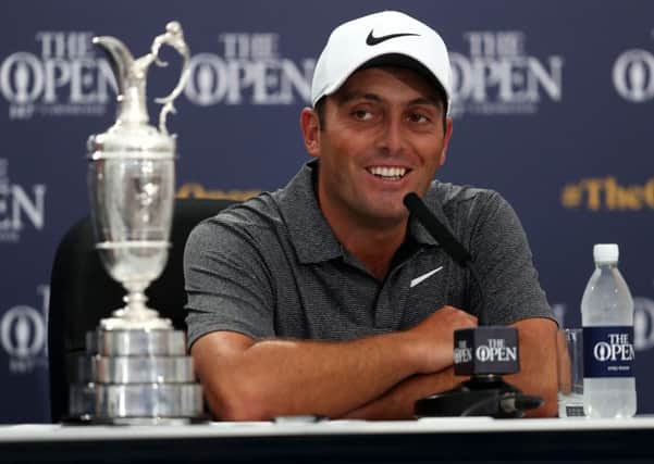 Italy's Francesco Molinari with the Claret Jug after winning The Open at Carnoustie (Picture: David Davies/PA Wire).