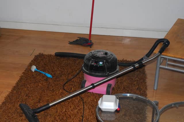 The vacuum cleaner used to dispose of evidence