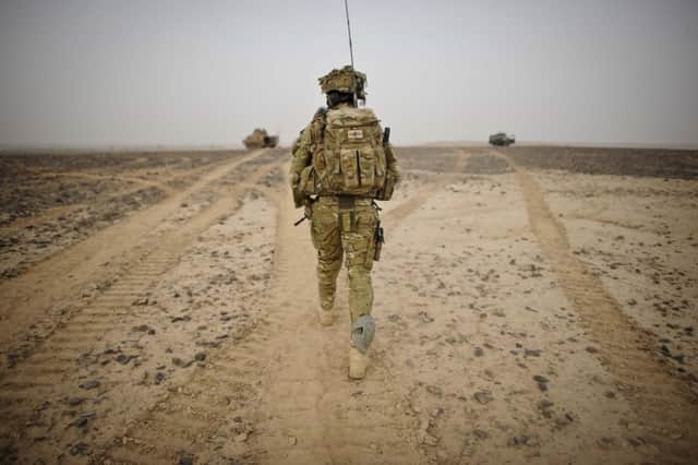 Library image of a British Army officer in Helmand Province, Afghanistan. Photo:  Ben Birchall/PA Wire