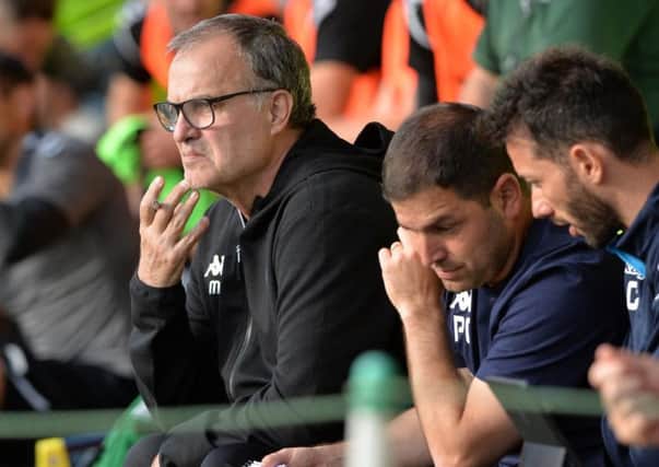 Leeds United head coach Marcelo Bielsa: Will hope his side can pass screen tests.
