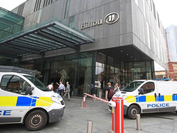 The Hilton Hotel in Manchester
