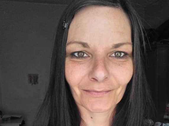 Lisa Wilding, 35, suffered a stroke while behind the wheel of her car.