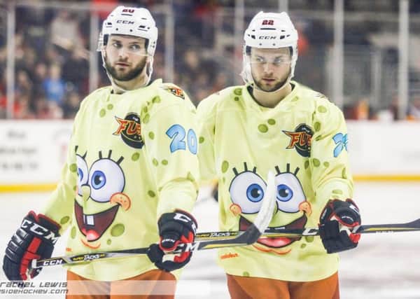 HAPPY FACES: Sheffield Steelers will be seeing double with twins Matt Rupert and Ryan Rupert. Picture courtesy of Sheffield Steelers.