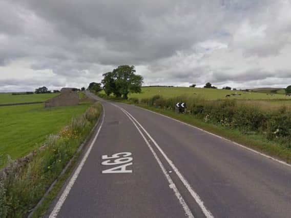The police chase began on the A65 near Settle