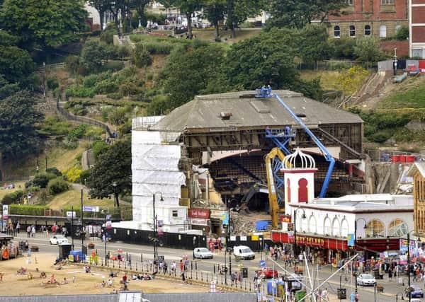 The demolition of the Futurist in Scarborough continues to cause controversy.