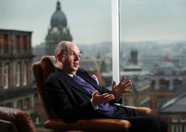 Edward Ziff, Chairman and CEO Town Centre Securities, in his Office overlooking Leeds.   18 March 2013.
Picture Bruce Rollinson