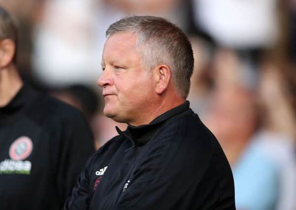 Sheffield United boss Chris Wilder. Picture: Lynne Cameron/Sportimage