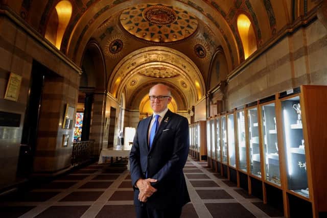 US Ambassador to Britain Woody Johnson, pictured at Leeds Civic Hall..25th July 2018 ..Picture by Simon Hulme