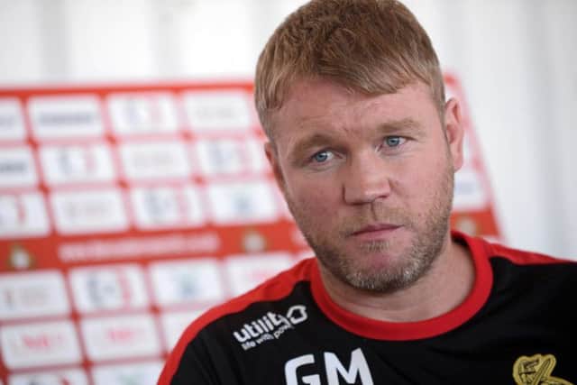 Doncaster Rovers manager, Grant McCann. Picture: Marie Caley