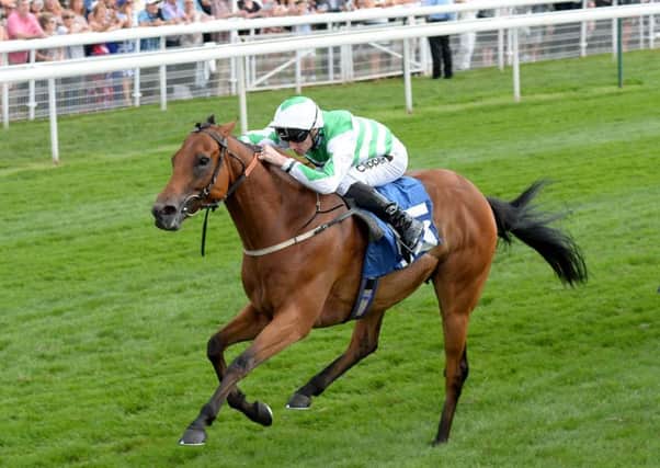Firmament ridden by Daniel Tudhope. Picture: Anna Gowthorpe/PA