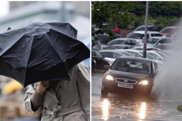 Heavy rain is predicted for Yorkshire over the weekend