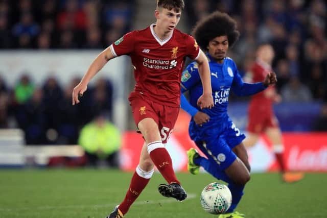 Sheffield United target: Eighteen-year-old Liverpool striker Ben Woodburn.
