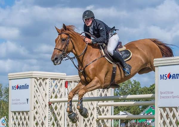 James Whitaker on his way to winning Hicksteads Queen Elizabeth II Cup (Picture: Julian Portch).