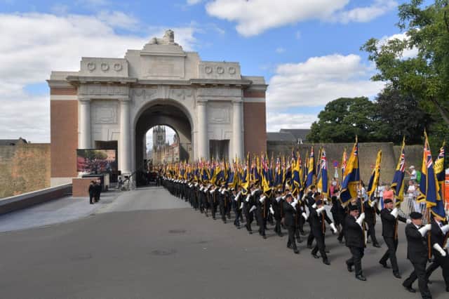 Royal British Legion at Menin Gate, Ypres. From lgarrahan@britishlegion.org.uk