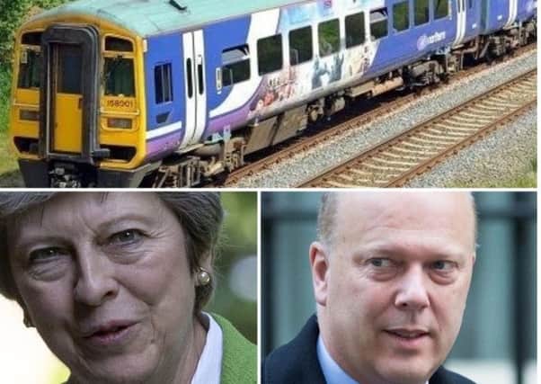 Theresa May has called for "further significant improvements" on the region's railways.