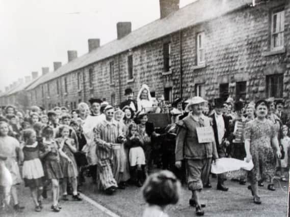 Archive pictures show miners taking part in a "Josh wedding". Pictures supplied by Leeds City Council
