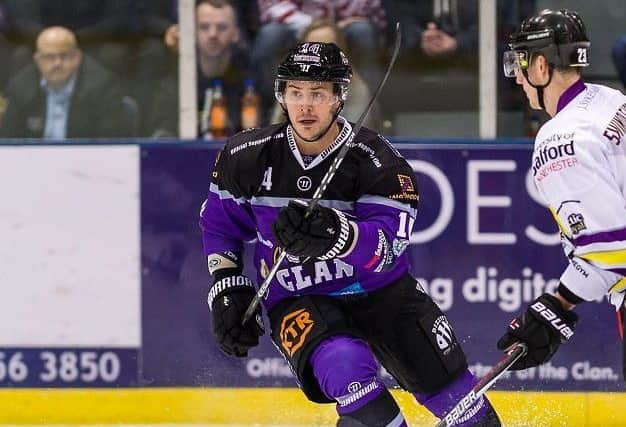 FAMILIAR FACE: Stefan Della Rovere spent a short time with Braehead Clan at the tail-end of the 2016-17 campaign. Picture courtesy of EIHL.