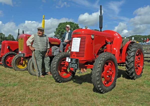 Vintage David Brown tractors on display at Ryedale Show. Pictures by Tony Johnson.