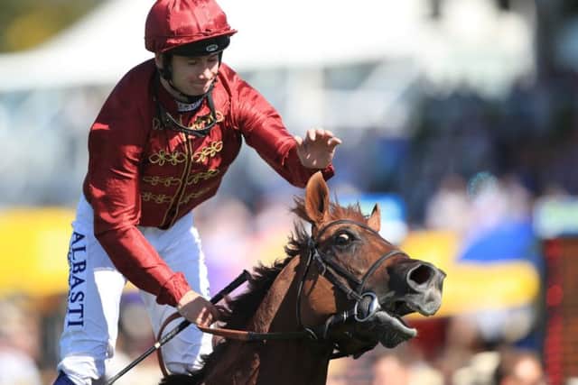 Lighting Spear won a belated Group One race under Oisin Murphy when landing the Sussex Stakes.
