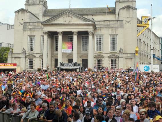 Leeds Pride takes place in Leeds city centre on August 5, and will include a colorful parade and live entertainment