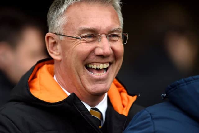 Hull City manager Nigel Adkins during the Sky Bet Championship match at the KCOM Stadium, Hull, last season (Picture: PA)
