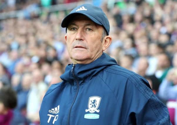 Tony Pulis: Irons in the fire.