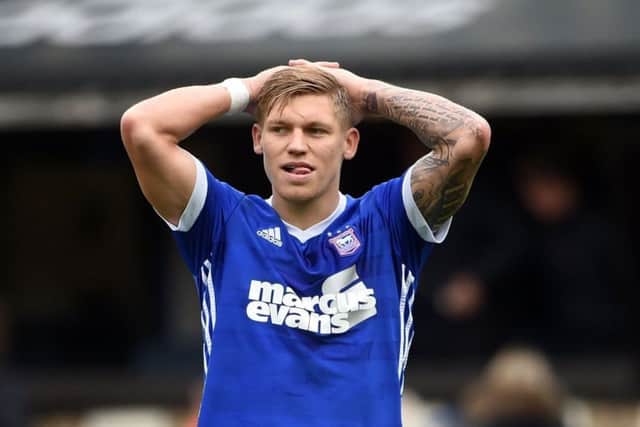 On his way: Ipswich Town's Martyn Waghorn.