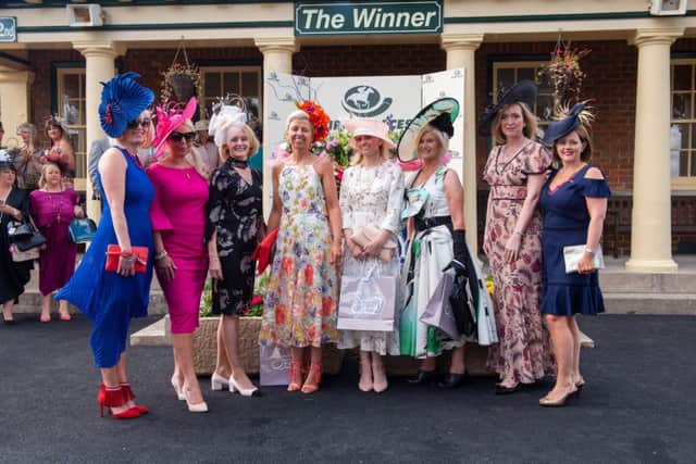 This year's Ripon Races Best Dressed winners with the Snooty Frox team and Jenny Roberts.