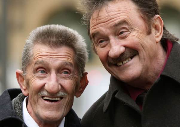 Barry Chuckle, left, was part of a comedy double-act.