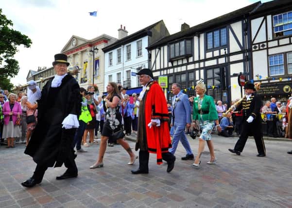 Ripon hosted a Yorkshire Day parade of mayors.
