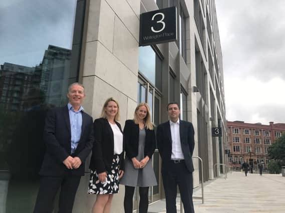 Senior figures from Mazars who are based in Leeds (L-R): Oliver Hoffman, office  managing partner, Pauline Davison, senior manager, Lucy Rothwell, senior manager and Ross Preston, director