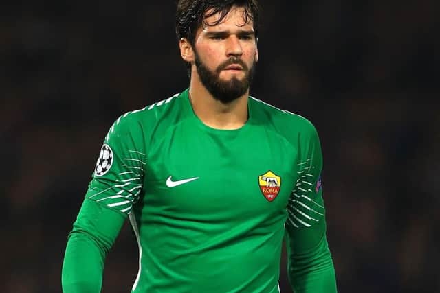 Liverpool signed Alisson from AS Roma for 66million