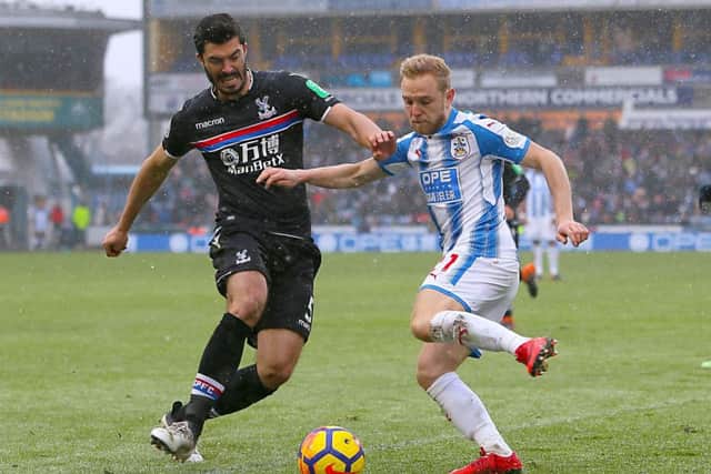 Huddersfield Town's Alex Pritchard in action against Crystal Palace last season (Picture: PA)