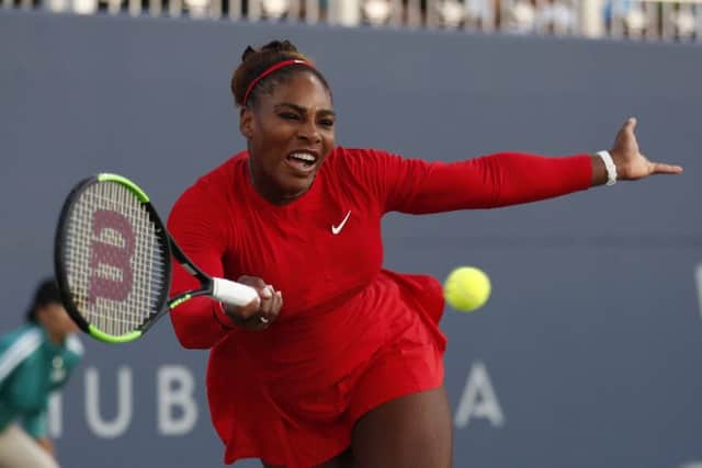Serena Williams has spoken about her mum guilt about returning to work after having her baby (AP Photo/Tony Avelar)