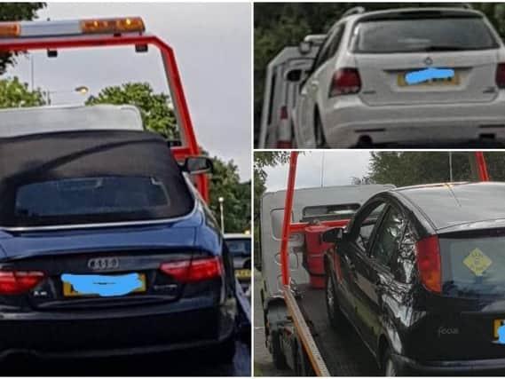65 cars were seized in a sweeping crackdown in Bradford